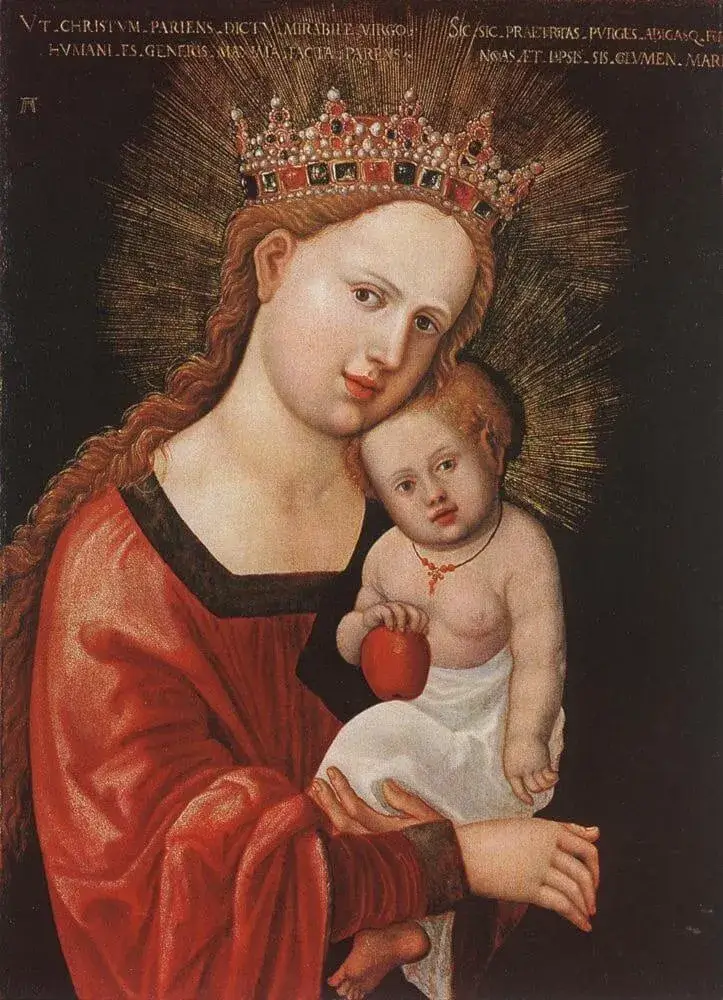 albrecht altdorfer mary with the child