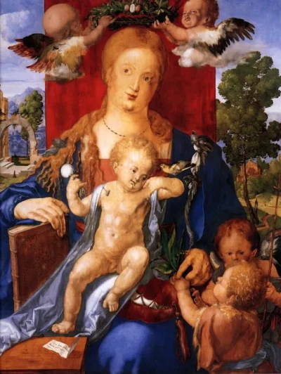 albrecht durer madonna with the siskin