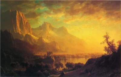albert bierstadt wind river, wyoming
