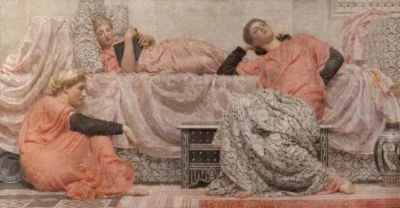 Albert Joseph Moore_Reading Aloud