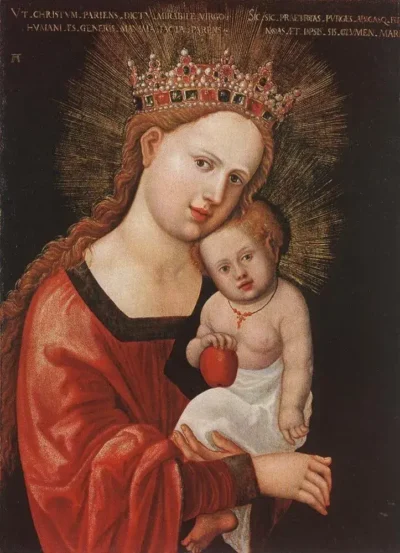 albrecht altdorfer mary with the child