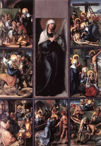 albrecht durer the seven sorrows of the virgin